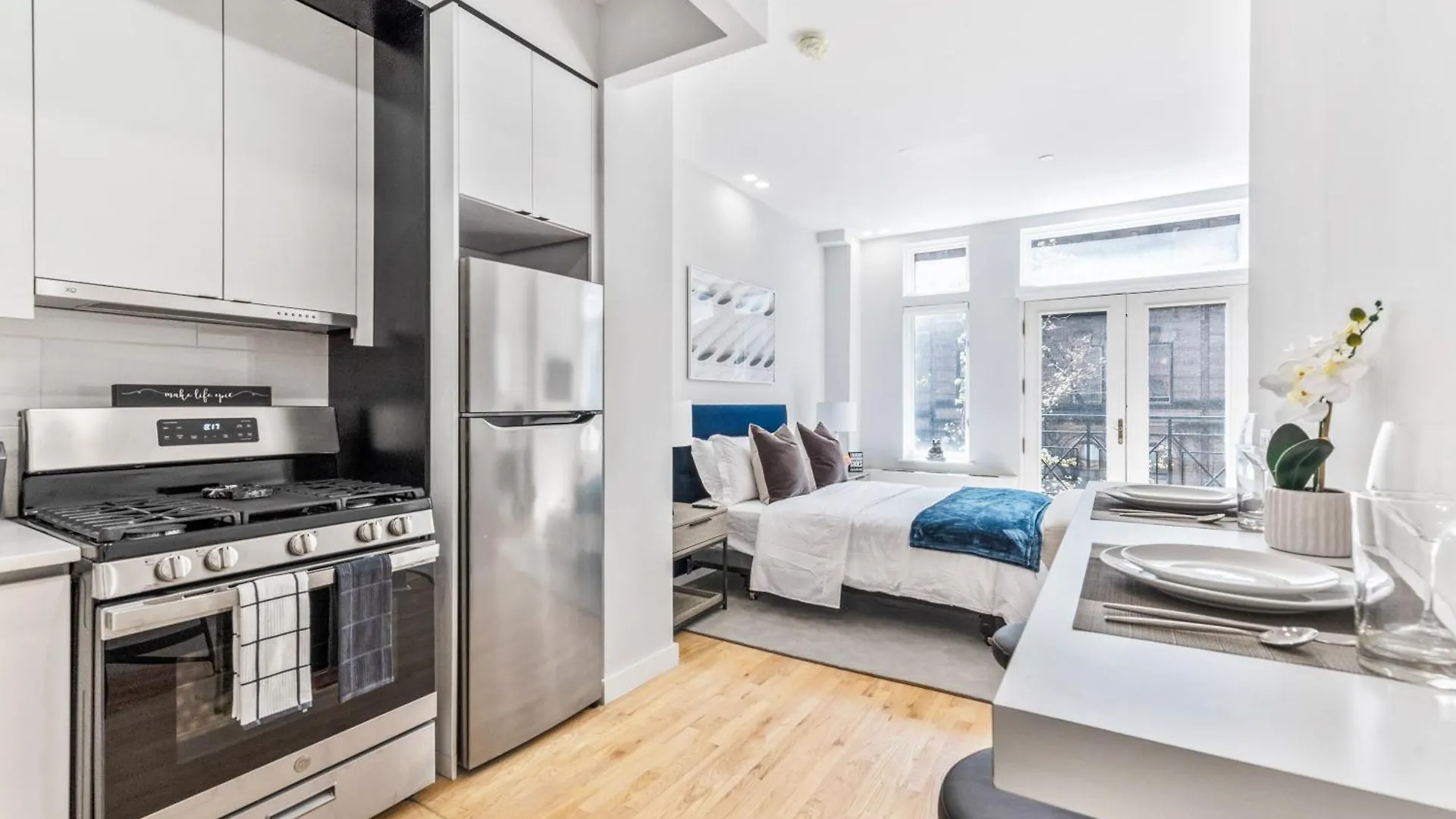 Studio W Charming Juliet Balcony In Upper East 纽约 公寓